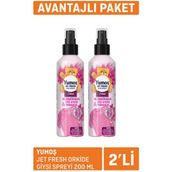 Yumoş Jet Fresh Orkide Giysi Spreyi 2X200 Ml 2 Adet