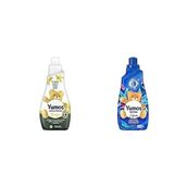 Yumoş Konsantre Çamaşır Yumuşatıcısı Vanilya 1200 ml 50 Yıkama 1 Adet ve Yumoş Extra Çamaşır Yumuşatıcısı Lilyum 1440 ml