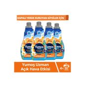 Yumoş Uzman Açık Hava Etkisi Konsantre Yumuşatıcı, 1200 ml x 4 Adet