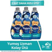 Yumoş Uzman Kolay Ütü Konsantre Yumuşatıcı 1200 ml x3 - 1,2 lt