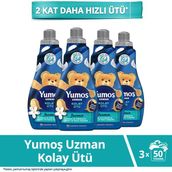 Yumoş Uzman Kolay Ütü Konsantre Yumuşatıcı 1200 ml x4 - 1,2 lt