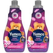 Yumoş Uzman Konsantre Çamaşır Yumuşatıcısı Renk Koruma 50 Yıkama (1 x 1200 ml) (2 paketi)