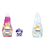 Yumoş Uzman Konsantre Çamaşır Yumuşatıcısı Renk Koruma Kalıcı Koku 50 Yıkama (1 x 1200 mL)(2) Yumoş Doğal Özler Konsantre Çamaşır Yumuşatıcısı Bebek 1200 ml 50 Yıkama 1 Adet(1)