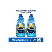 Yumoş Yumoş Açık Hava Etkisi Konsantre Çamaşır Yumuşatıcısı Mavi Gelincik 1440 Ml 60 Yıkama X2
