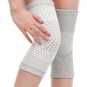 Yumşacık Konforlu Dizlik Kendinden Isıtmalı Destek Dizlik Isıtıcı Gri M, L, XL Beden, 2'li - Termal, Esnek, Eklem Koruyucu, Ağrı Azaltıcı, Diz için Ortopedik Destek