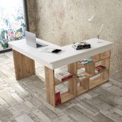 Yurudesign 47597 Tywin Kitaplıklı Çalışma Masası