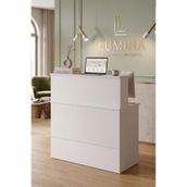 Yurudesign Vario H Ofis Karşılama Bankosu, Beyaz, 900x445x1101 mm
