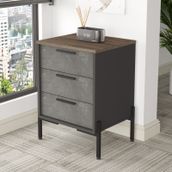 Yurudesign Vista C Ofis Keson Metal Ayaklı Kahve-beton-antrasit Vs3-cga