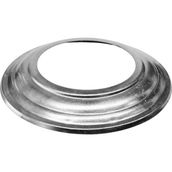 Yuvarlak Galvanizli Gri Soba Boru Aynası Çemberi Halkası Kapağı 13*23Cm
