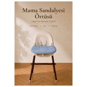 YUVOL Mavi Pötikareli Lastikli Bebek Mama Sandalyesi Örtüsü ve Taşıma Kılıfı