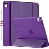Z-Mobile iPad 10. Nesil 11. Nesil A16 2022 - 2025 10.9" Uyumlu Tablet Kılıfı Yatay Dikey Standlı Flip Smart Uyku Modlu Arkası Sert - Renk - Mor