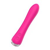Zaga Oyun Isıtmalı Şarjlı Güçlü Titreşimli Esnek Silikon Vibratör 17.5 Cm