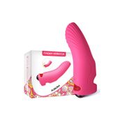 Zaga Oyun Prıme Toys Aurora Şarjlı G Nokta Ve Klitoris Uyarıcı Parmağa Takılabilir Mini Vibratör - Pembe