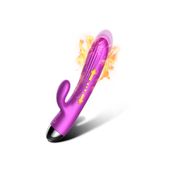 Zaga Oyun Şarjlı Isıtmalı Manyetik İleri Geri Hareketli Titreşimli G-Spot Klitoris Uyarıcı 2 İn 1 Vibrator