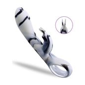 Zaga Oyun Zera Tutma Aparatlı Klitoris ve G-Spot Uyarıcı 2 In 1 Rabbit Vibratör