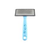 Zampa 14x9 cm Medium Mavi Slikon Top Başlıklı Kedi ve Köpek Fırçası