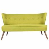 Ze10 Design Bienville Loveseat Fıstık Yeşili İkili Koltuk