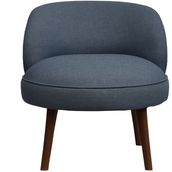 Ze10 Design Nice Indigo Mavi Tekli Koltuk