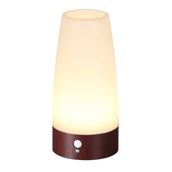 ZEEFO Retro LED Gece Lambası PIR Hareket Sensörü Işığı, Aktif Adım Aydınlatma Lambaları, İç Mekan/Dış Mekan Pille Çalışan Işığa Duyarlı Taşınabilir Hareketli Masa Lambası Çocuk Odası, Koridor