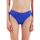 Zeki Kadın Bikini Altı, Yüksel Bel Yan Büzgülü, Saks Mavi, 44 Beden
