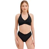 Zeki Kadın Yüksek Bel Siyah Bikini Takımı, 46 Beden