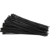 Zembil 100 Adet 2.5MMX140MM Kablo Bağı Plastik Cırt Kelepçe Siyah