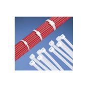 Zembil 100 Adet Beyaz Plastik Cırt Kelepçe Kablo Bağı 3.6X370Mm