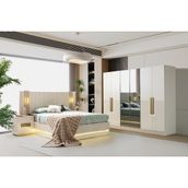 Zen Mdf Bazalı Yatak Odası Takımı - Aytaşı