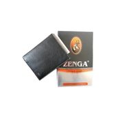 Zenga 708-51 Siyah Kırmızı Deri İnce Erkek Cüzdanı