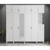 Zerka Concept Açelya Beyaz 240 cm M9 Portmanto
