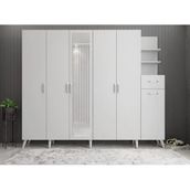 Zerka Concept Açelya Beyaz 270 cm M7 Portmanto