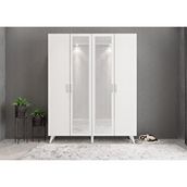 Zerka Concept Açelya Beyaz M2 140 cm Portmanto