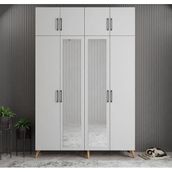 Zerka Concept Açelya Çam Beyaz 160 cm M8 Portmanto
