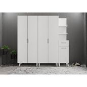 Zerka Concept Begonya Beyaz 175 cm Portmanto