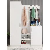 Zerka Concept Efes Beyaz 135 cm Portmanto