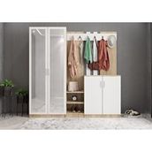 Zerka Concept Flora Aynalı Mb 200 cm Portmanto Vestiyer