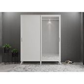 Zerka Concept İmaj Sürgülü Beyaz 120 cm Portmanto