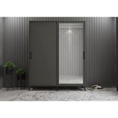 Zerka Concept İmaj Sürgülü Füme 140 cm Portmanto