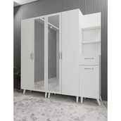 Zerka Concept Melodi Beyaz 175 cm Portmanto