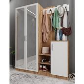 Zerka Concept Moon Çam Beyaz 180 cm Portmanto