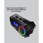 Zero Land Ilkeshop Motosiklet ve Günlük Kullanım Için Bluetooth Hoparlör ve Disk Kilidi Seti - Renkli