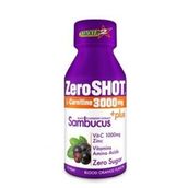 ZeroShot L-Carnitine 3000 mg Sambucus 12'li İçecek