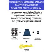 ZETCONCEPT Süper Keyifli Manyetik Satranç Genişleme Paketi - Ek Genişleme Paketi- Ana ürün değildir.