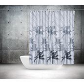 Zethome 5104 Tropik Çift Kanat Banyo Perdesi