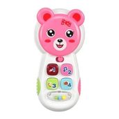 Zey Toys Zeytoys ZEY2023 Müzikli Telefon,oyuncak Müzikli Işıklı Aynalı Telefon - Pembe