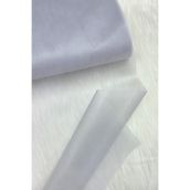 ZEYMERADE Açık Gri Bohça Süsleme Tülü, Nişan Bohça Süsü, Kapı Doğum Günü Parti Süsleme Tülü, 100x300cm
