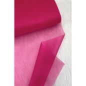 ZEYMERADE Fuşya Bohça Süsleme Tülü, Nişan Bohça Süsü, Kapı Doğum Günü Parti Süsleme Tülü, 100x300cm