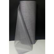 Zeymerade Gri Bohça Süsleme Tülü, Nişan Bohça Süsü, Kapı Doğum Günü Parti Süsleme Tülü, 100x300cm