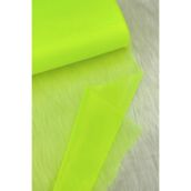 ZEYMERADE Neon Sarı Bohça Süsleme Tülü, Nişan Bohça Süsü, Kapı Doğum Günü Parti Süsleme Tülü, 100x300cm