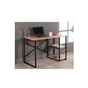ZEYN MOBİLYA ZEYN Metal Çalışma Ofis Bilgisayar Laptop Masası 50x120 Ceviz 1925